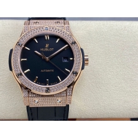 【HB工場出品】ウブロ スーパーコピー HUBLOT クラシックフュージョン ダイヤモンド 542.OX.1181.LR.1704 ブラック 42mm
