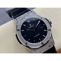 【HB工場出品】ウブロ スーパーコピー HUBLOT クラシックフュージョン ダイヤモンド 542.NX.1171.LR.1704 ブラック  42mm