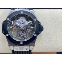 【HB工場出品】ウブロ スーパーコピー HUBLOT  ビッグバン トゥールビヨン シルバーケース 419.CI.0170.RX   45 mm