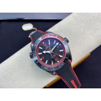 【OMEGA 】オメガ スーパーコピー シーマスター プラネットオーシャン マスタークロノメーターGMT ディープブラック 215.92.46.22.01.003【VS工場出品】
