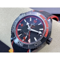 【OMEGA 】オメガ スーパーコピー シーマスター プラネットオーシャン マスタークロノメーターGMT ディープブラック 215.92.46.22.01.003【VS工場出品】