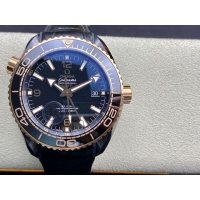 【OMEGA 】オメガ スーパーコピー シーマスター プラネットオーシャン 600M コーアクシャル マスター クロノメーター GMT 215.63.46.22.01.001【VS工場出品】