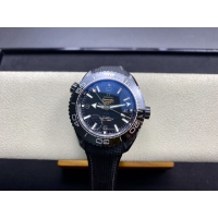 【OMEGA 】オメガ スーパーコピー シーマスター プラネットオーシャン マスタークロノメーターGMT ディープブラック 215.92.46.22.01.001【VS工場出品】