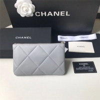  【CHANEL】シャネル 19 スモール ポーチ グレー スーパーコピー（AP1059）