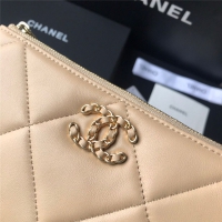 【CHANEL】シャネル 19 スモール ポーチ ライトイエロー スーパーコピー（AP1059）