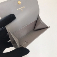 【CHANEL】シャネル 19フラップカードケース グレー スーパーコピー（AP1790 B07327 NJ530）
