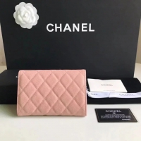 【CHANEL】シャネル 三つ折り ミディアムサイズ 中財布 （ピンク）スーパーコピー（A84341）