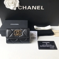 【CHANEL】シャネル 19フラップカードケース ブラック スーパーコピー（AP1790 B04852 94305）