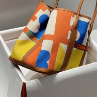 【Hermes】エルメス スーパーコピー ガーデンパーティー49 ボヤージュ トートバッグ オレンジ (H084923CKAA)