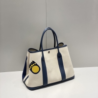 【Hermes】エルメス スーパーコピー ガーデンパーティー49 ボヤージュ トートバッグ インディゴブルー (H085078CKAA)