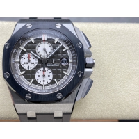 【AUDEMARS PIGUET】オーデマ・ピゲ スーパーコピー ロイヤルオーク オフショア クロノグラフ ブラック 44MM 26400IO.OO.A004CA.01【APF工場出品】