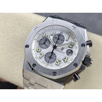 【AUDEMARS PIGUET】オーデマ・ピゲ スーパーコピー ロイヤルオーク オフショア クロノグラフ ホワイトパンダプレート 42MM 25721ST.OO.1000ST.07.A【APF工場出品】