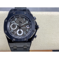 【AUDEMARS PIGUET】オーデマ・ピゲ スーパーコピー ロイヤル オーク オフショア クロノグラフ ブラック 42MM 26205AU.OO.D002CR.01【APF工場出品】