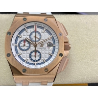 【AUDEMARS PIGUET】オーデマ・ピゲ スーパーコピー ロイヤルオーク オフショアクロノ ホワイトパンダプレート 44MM 26408OR.OO.A010CA.01【APF工場出品】