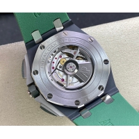 【AUDEMARS PIGUET】オーデマ・ピゲ スーパーコピー ロイヤル オーク オフショア クロノグラフ スモークグリーン パンダプレート 44MM 26405CE.OO.A056CA.01【APF工場出品】