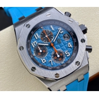 【AUDEMARS PIGUET】オーデマ・ピゲ スーパーコピー ロイヤル オーク オフショア クロノグラフ ブルー 42MM 26238ST.OO.A340CA.01【APF工場出品】