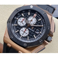 【AUDEMARS PIGUET】オーデマ・ピゲ スーパーコピー ロイヤルオーク オフショアクロノ ブラック 44MM 26401RO.OO.A002CA.01【APF工場出品】