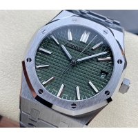 【AUDEMARS PIGUET】オーデマ・ピゲ スーパーコピー ロイヤル オーク オートマティック “50周年記念” グリーン  41MM 15510ST.OO.1320ST.04【ZF工場出品】