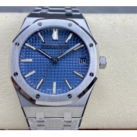 【AUDEMARS PIGUET】オーデマ・ピゲ スーパーコピー ロイヤル オーク オートマティック “50周年記念”ブルー 41MM 15510ST.OO.1320ST.01【ZF工場出品】