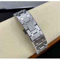 【AUDEMARS PIGUET】オーデマ・ピゲ スーパーコピー ロイヤル オーク オートマティック “50周年記念” ホワイト 41MM 15510ST.OO.1320ST.03【ZF工場出品】