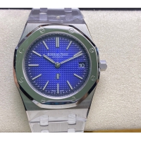 【AUDEMARS PIGUET】オーデマ・ピゲ スーパーコピー ロイヤルオーク エクストラシン ブルー 39MM 15202IP.OO.1240IP.01【ZF工場出品】