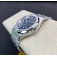 【AUDEMARS PIGUET】オーデマ・ピゲ スーパーコピー ロイヤルオーク エクストラフラット 40周年記念モデル ネイビーブルー 39mm  15202ST.OO.1240ST.01【ZF工場出品】