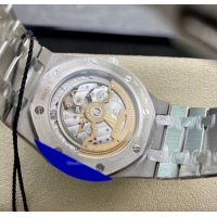 【AUDEMARS PIGUET】オーデマ・ピゲ スーパーコピー ロイヤルオーク エクストラフラット 40周年記念モデル ネイビーブルー 39mm  15202ST.OO.1240ST.01【ZF工場出品】