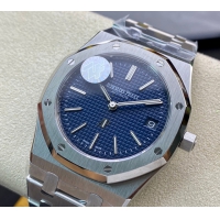 【AUDEMARS PIGUET】オーデマ・ピゲ スーパーコピー ロイヤルオーク エクストラフラット 40周年記念モデル ネイビーブルー 39mm  15202ST.OO.1240ST.01【ZF工場出品】