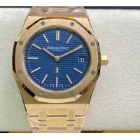 【AUDEMARS PIGUET】オーデマ・ピゲ スーパーコピー ロイヤルオーク エクストラシン ネイビーブルー 39MM 15202OR.OO.1240OR.01【ZF工場出品】