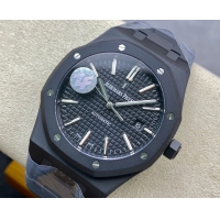 【AUDEMARS PIGUET】オーデマ・ピゲ スーパーコピー ロイヤルオーク DLC ブラック 41MM 15400【ZF工場出品】
