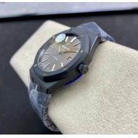 【AUDEMARS PIGUET】オーデマ・ピゲ スーパーコピー ロイヤルオーク DLC グレー 41MM 15400【ZF工場出品】