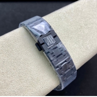 【AUDEMARS PIGUET】オーデマ・ピゲ スーパーコピー ロイヤルオーク DLC グレー 41MM 15400【ZF工場出品】