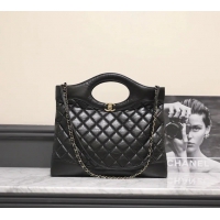 【CHANEL】シャネル スーパーコピー 23ss ブラック 31 ラージ ショッピング バッグ（AS1010 B03880 94305）