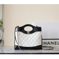 【CHANEL】シャネル スーパーコピー 23ss 31 ミニ ショッピング バッグ パテント カーフスキン（AS4133 B12958 NP931）