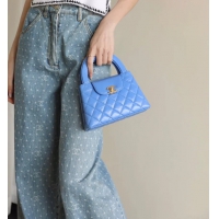 【CHANEL】シャネル スーパーコピー ミニ ショッピング バッグ ブルー（AS4416 B15566）