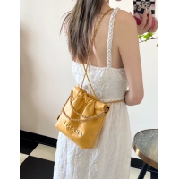【CHANEL】シャネル スーパーコピー 23A ミニトートバッグ 22bag カーフスキン マスタード（AS3980）