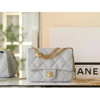 【CHANEL】シャネル スーパーコピー ミニ ショルダーバッグ グレー（AS3829）