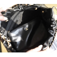 【CHANEL】シャネル スーパーコピー 22bag ショッピングバッグのハンドバッグ ブラック（AS4486）