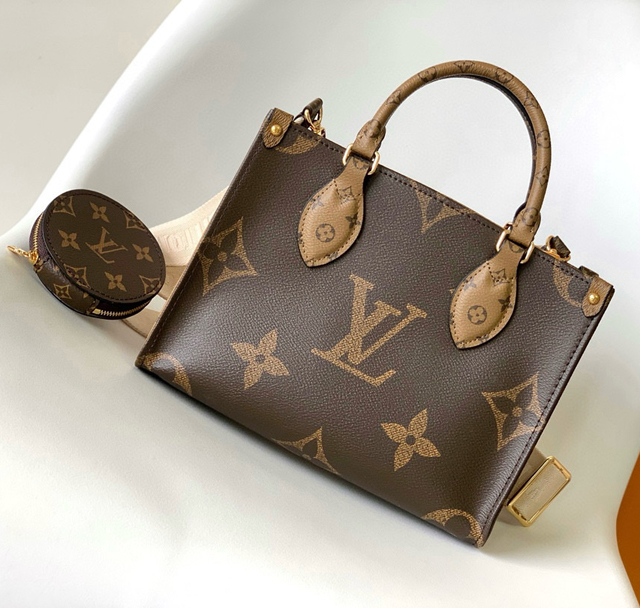 【Louis Vuitton】ルイヴィトン スーパーコピー オンザゴー PM ハンドバッグ（M46373）