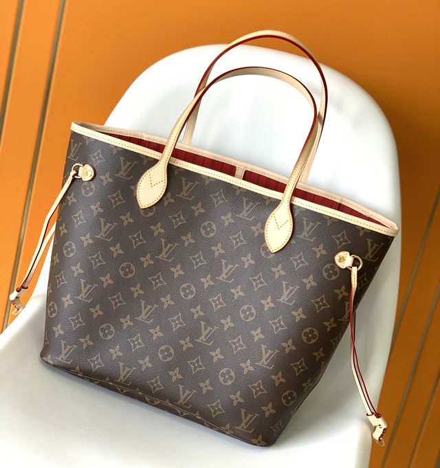 【Louis Vuitton】ルイヴィトン スーパーコピー セリーズ レッド ネヴァーフル ショルダーバッグ MM（M46987）