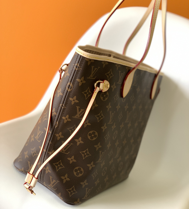 【Louis Vuitton】ルイヴィトン スーパーコピー ベージュ ネヴァーフル ショルダーバッグ MM（M46975）