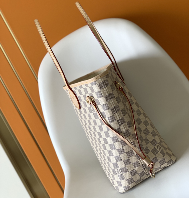 【Louis Vuitton】ルイヴィトン スーパーコピー ベージュ ネヴァーフル ショルダーバッグ MM（N40604）