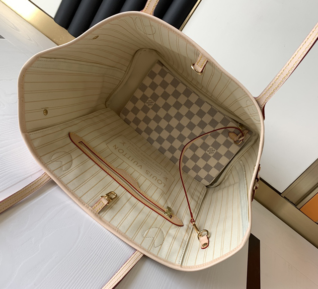 【Louis Vuitton】ルイヴィトン スーパーコピー ベージュ ネヴァーフル ショルダーバッグ MM（N40604）