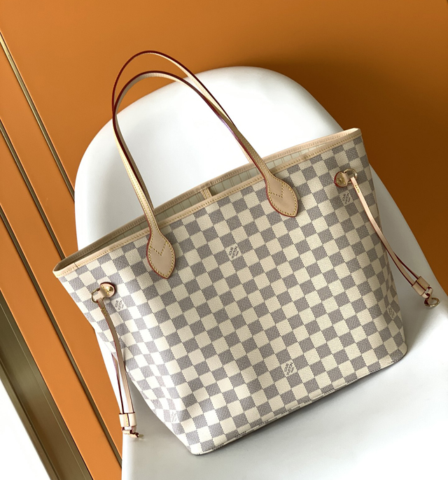 【Louis Vuitton】ルイヴィトン スーパーコピー ベージュ ネヴァーフル ショルダーバッグ MM（N40604）