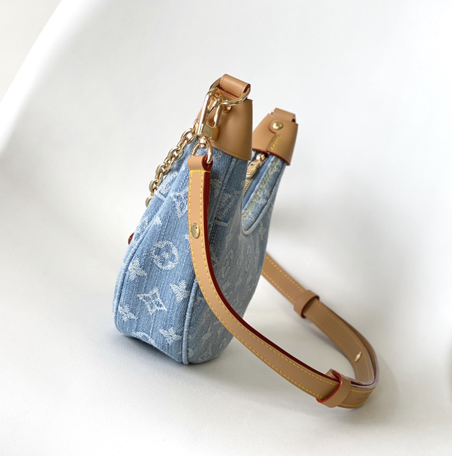 【Louis Vuitton】ルイヴィトン スーパーコピー ループ スカイブルー デニム ショルダーバッグ （M24846）