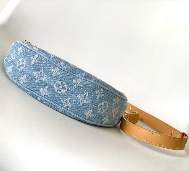 【Louis Vuitton】ルイヴィトン スーパーコピー ループ スカイブルー デニム ショルダーバッグ （M24846）