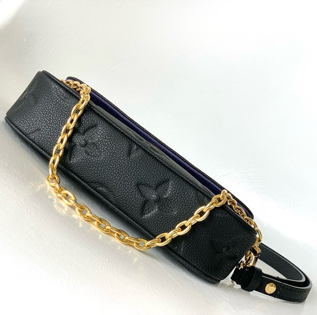 【Louis Vuitton】ルイヴィトン スーパーコピー ウォレット オン チェーン・アイビー ブラック（M82154）