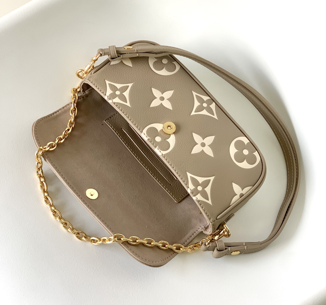 【Louis Vuitton】ルイヴィトン スーパーコピー ウォレット オン チェーン・アイビー ダブグレー（M82211）