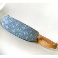 【Louis Vuitton】ルイヴィトン スーパーコピー ループ スカイブルー デニム ショルダーバッグ （M24846）
