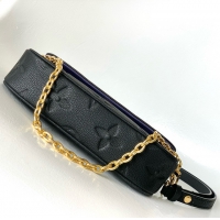 【Louis Vuitton】ルイヴィトン スーパーコピー ウォレット オン チェーン・アイビー ブラック（M82154）